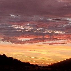 Sunrise from gazebo